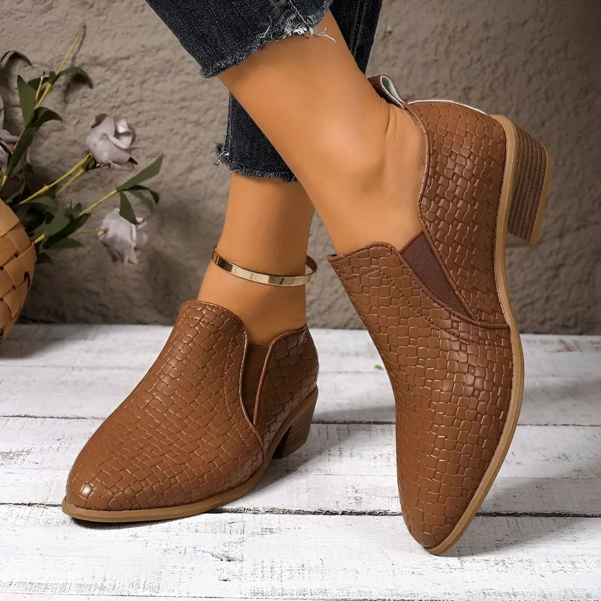 Evelyn™ | ComfortFit Leather Oxford Shoes